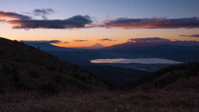 日本长野高町高地富士山和诹访湖美景日程表