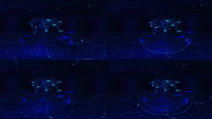 【原创】360全景VR科技背景视频03
