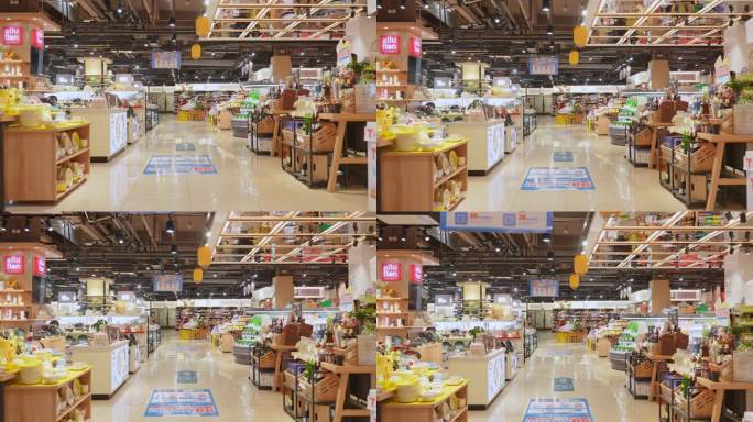 超市货架 空镜头