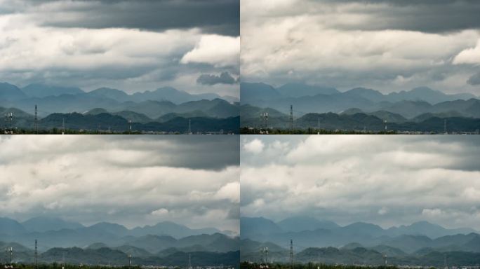 山村雨季 暴雨来临前