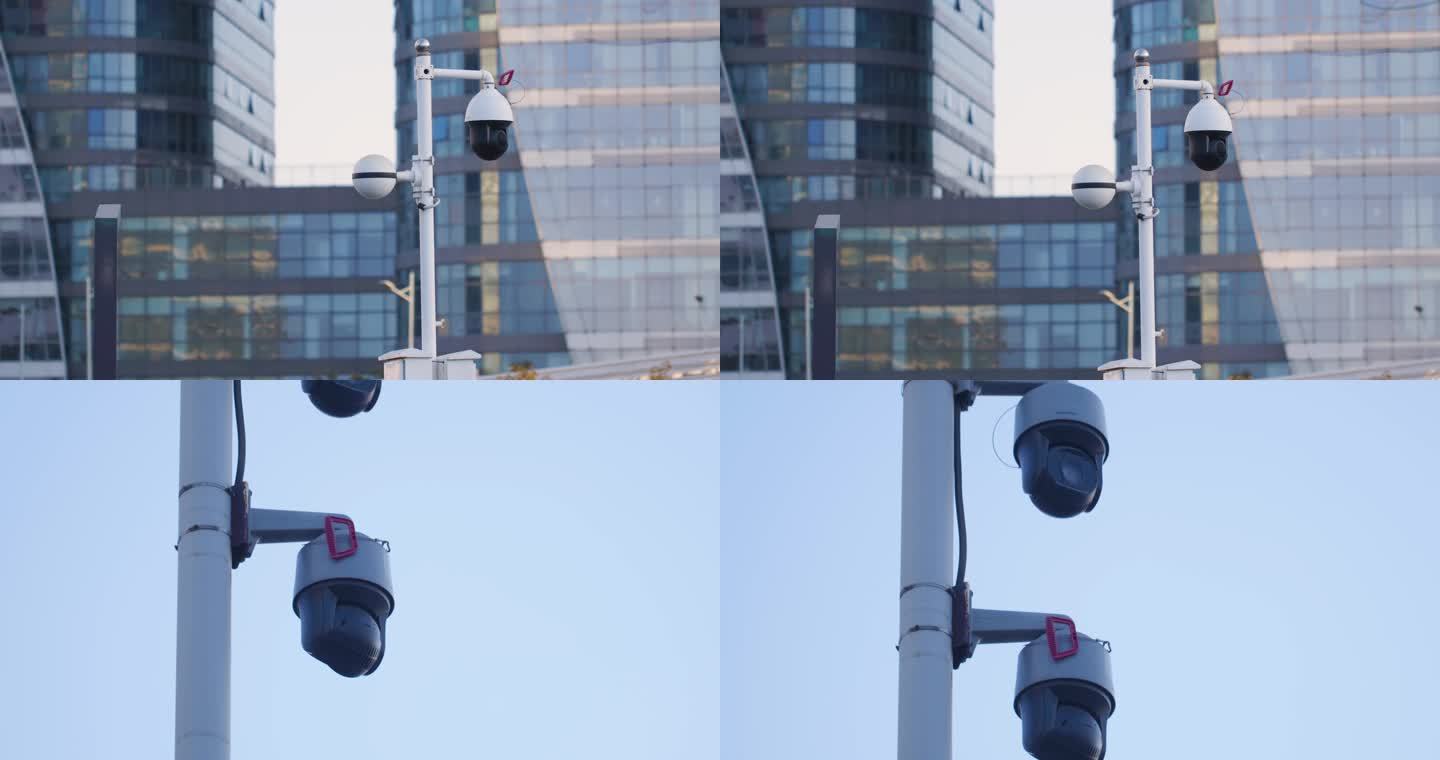 4k 城市监控摄像头监视器