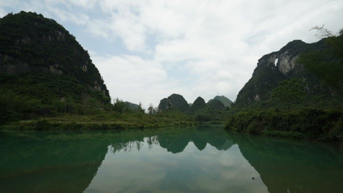 十万大山航拍 山清水秀 绿水青山乡村振兴