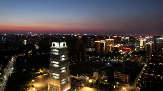 西安揽月阁夜景延时