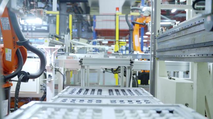 电子科技电路板自动化机械臂机器人工厂
