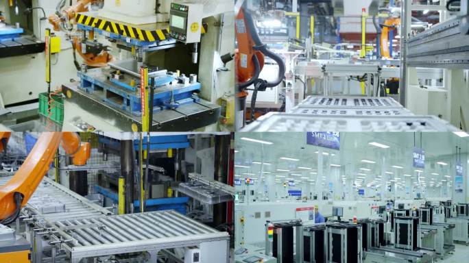 电子科技电路板自动化机械臂机器人工厂