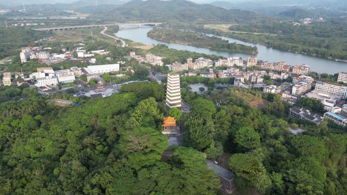 增城何仙姑景区小楼镇乡村景色