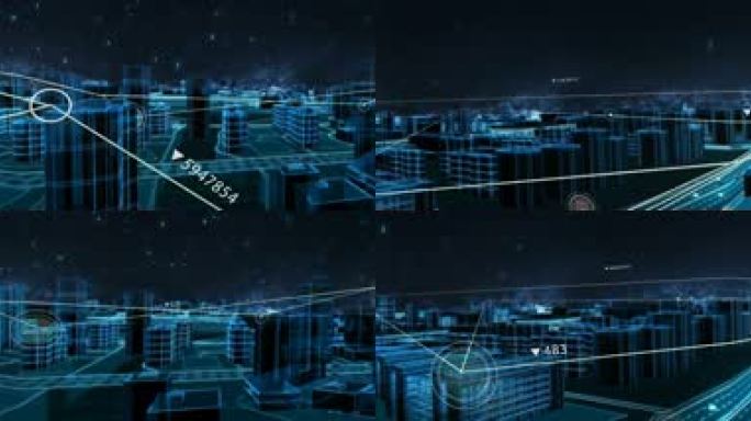 超宽屏数字城市科技城市