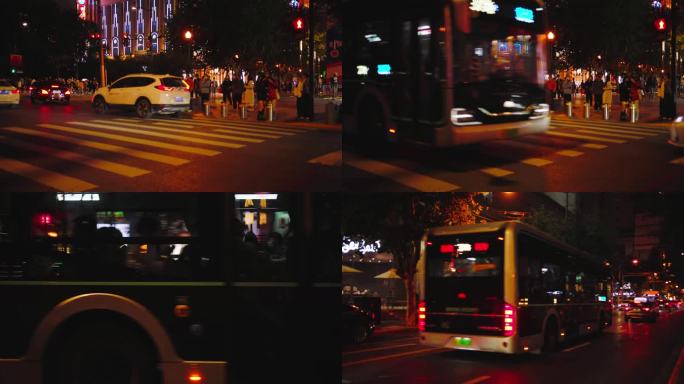 行驶过的上海公交车