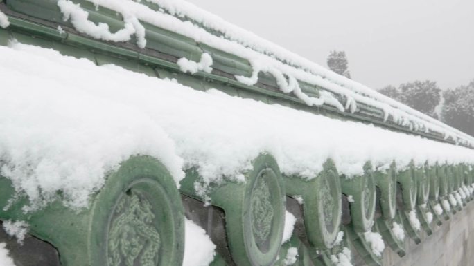 【原创】大雪中的天坛公园祈年殿回音壁圜丘