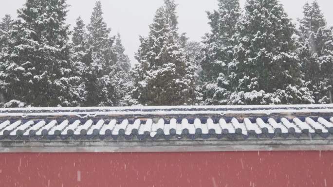 【原创】大雪中的天坛公园祈年殿回音壁圜丘