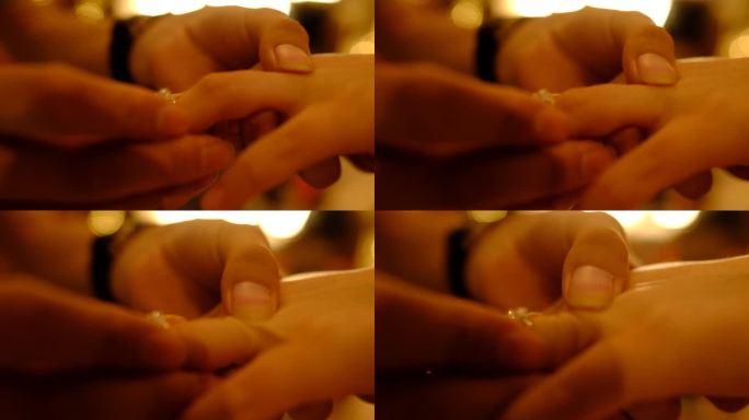 求婚 戒指 带戒指  浪漫 温馨 求爱