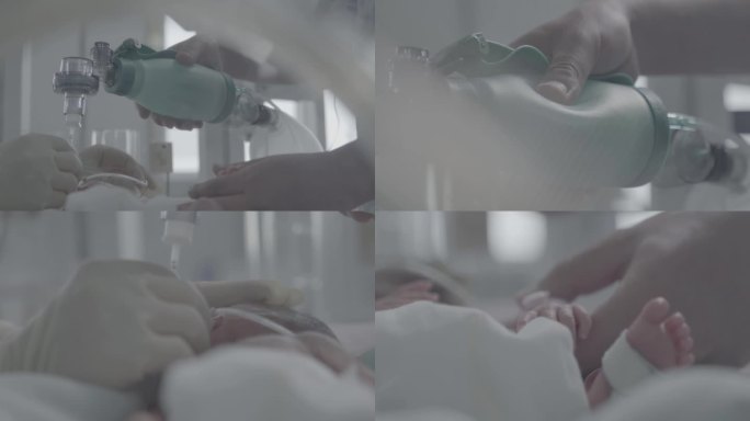 ICU抢救新生儿病房救治保温箱重症监护室