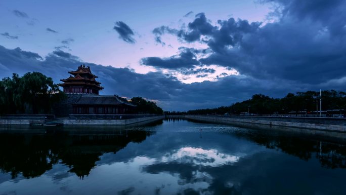 时间流逝故宫-中国北京