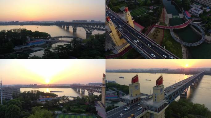 【航拍4K】南京长江大桥