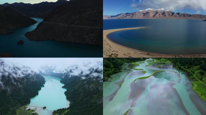27个青藏高原湖泊4K航拍延时合集