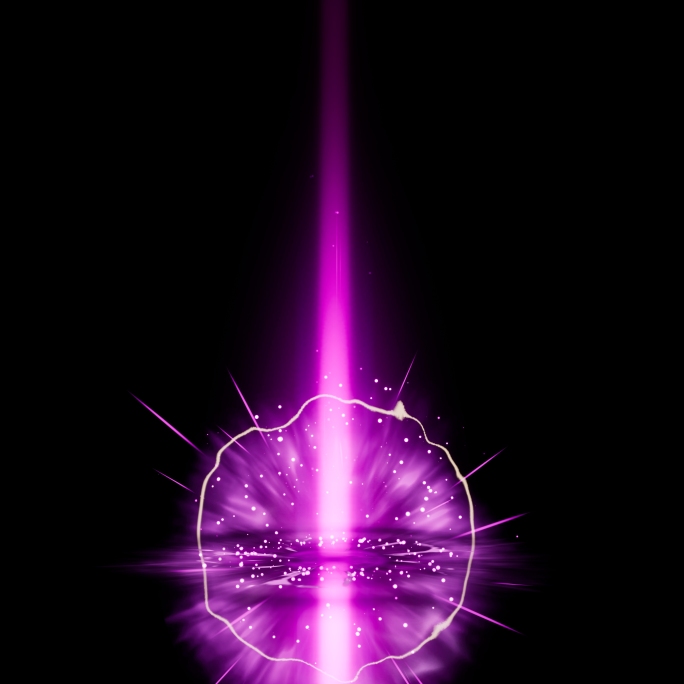 【4k】紫色圣光变身打击
