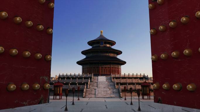 超宽屏北京天坛祈年殿