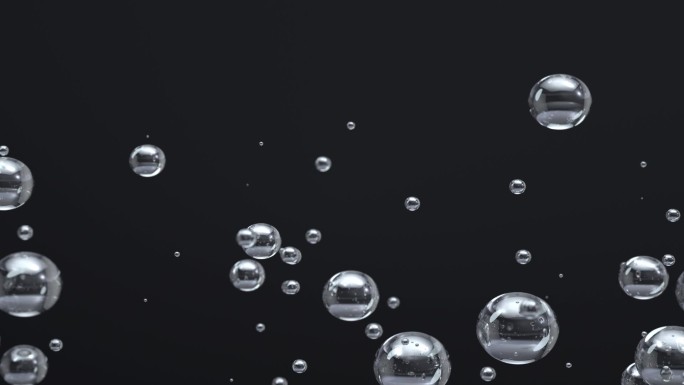 水分子滋润中泡饱满清透活力透明