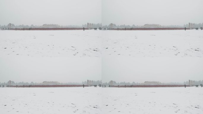 【原创】大雪中的天坛公园圜丘全景