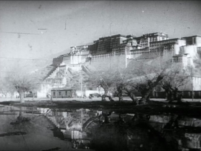 五十年代西藏布达拉宫