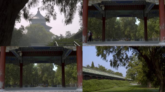 北京天坛公园古典建筑