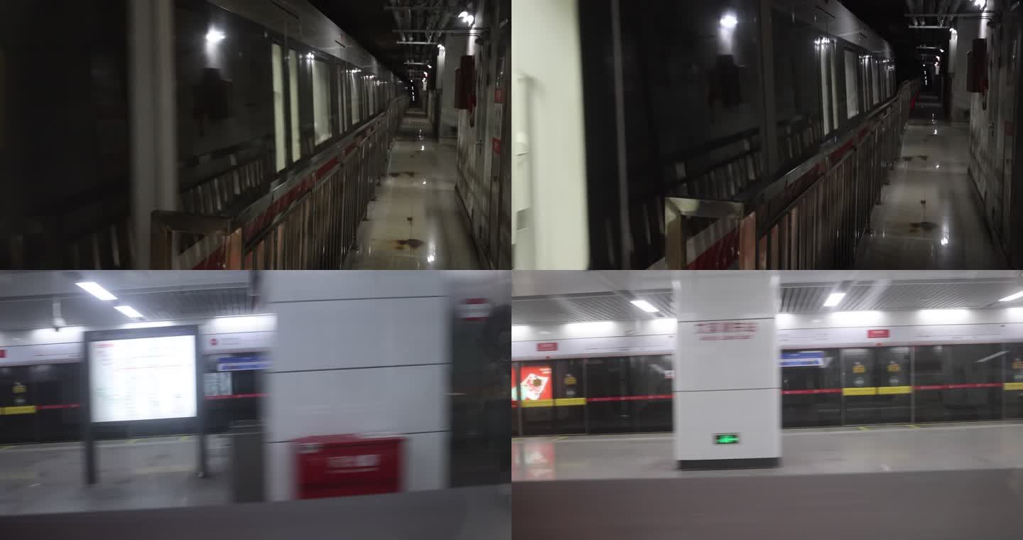 实拍南昌地铁出入视频