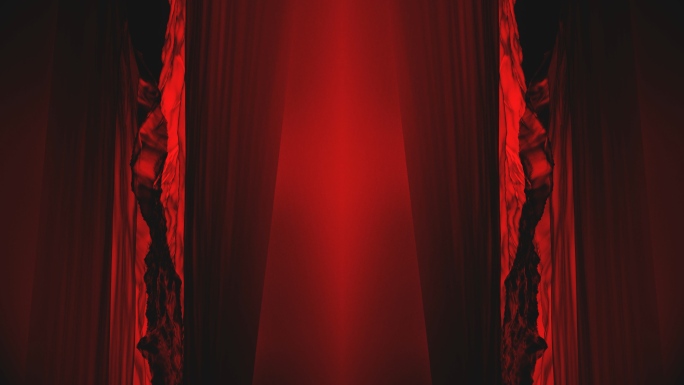 【4K时尚背景】黑红梦幻艺术抽象创意空间