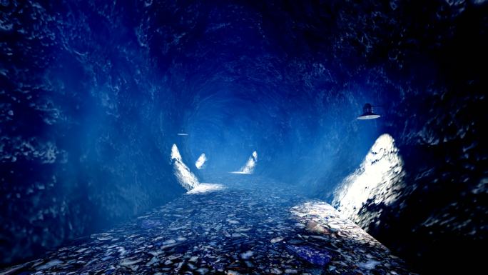 矿洞隧道三维场景
