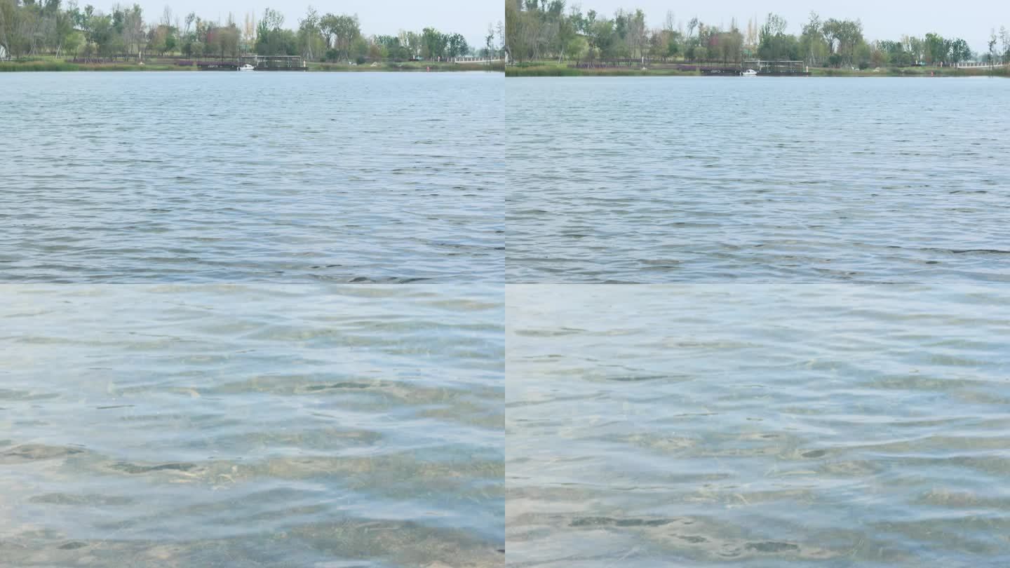 湖面 水波 水波纹