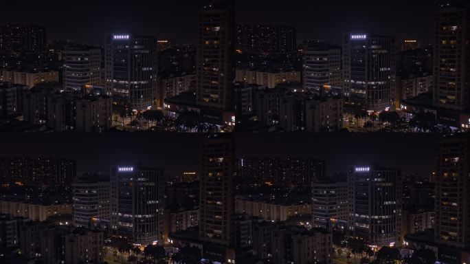 4K高清航拍花都夜景