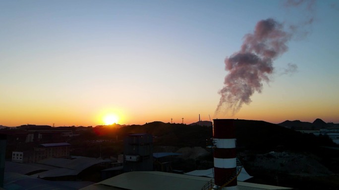 化肥厂空气污染环境污染素材大气治理环保