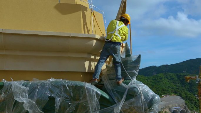 海洋公园 工程建设 建筑工地 娱乐设施