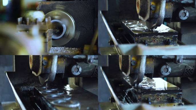 工厂车间 数控机床 零件加工 工业生产