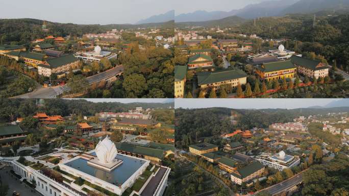 4k庐山东林寺九江寺庙求佛