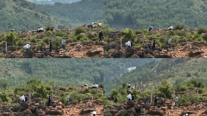 五华区长虫山航拍