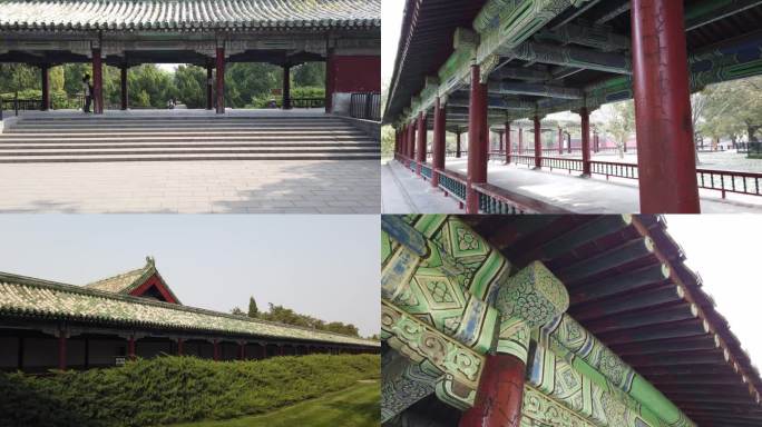 北京天坛公园古典建筑