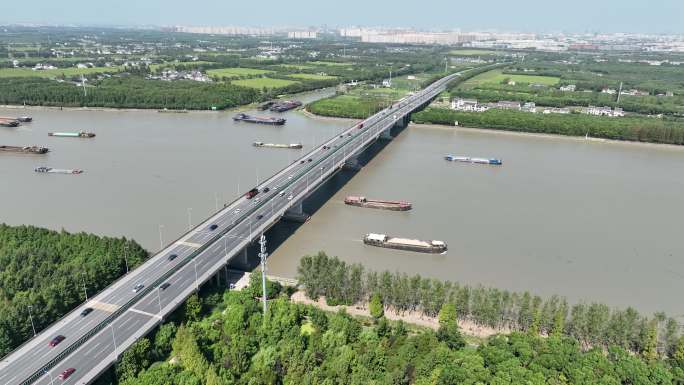 4K原素材-上海G15沈海高速、松浦二桥