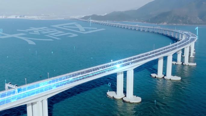 港珠澳大桥科技光线