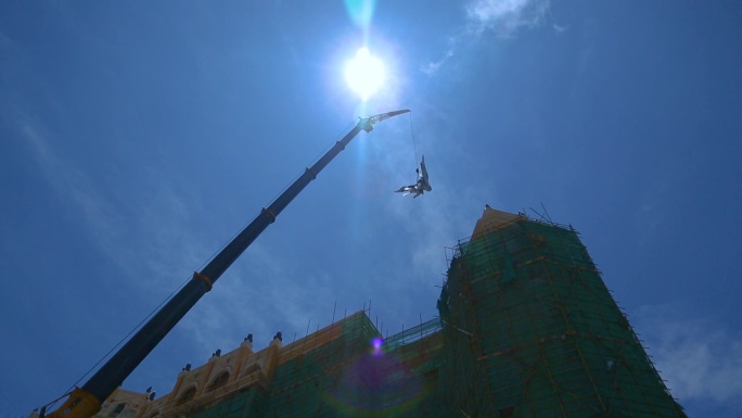 海洋公园 工程建设 建筑工地 娱乐设施