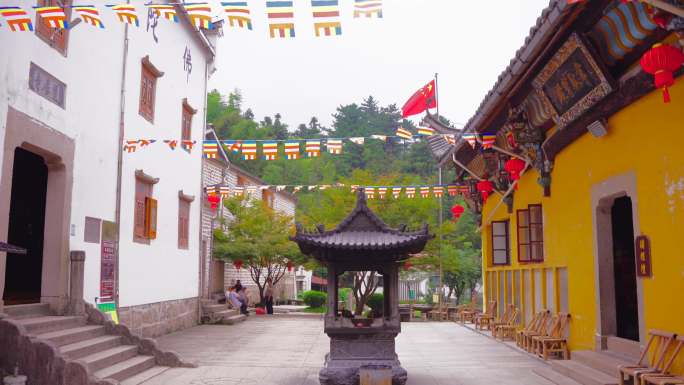 安徽九华山慧居寺素材合集