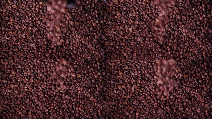 湿咖啡研磨过程或清洗站。农业咖啡行业产品线概念。