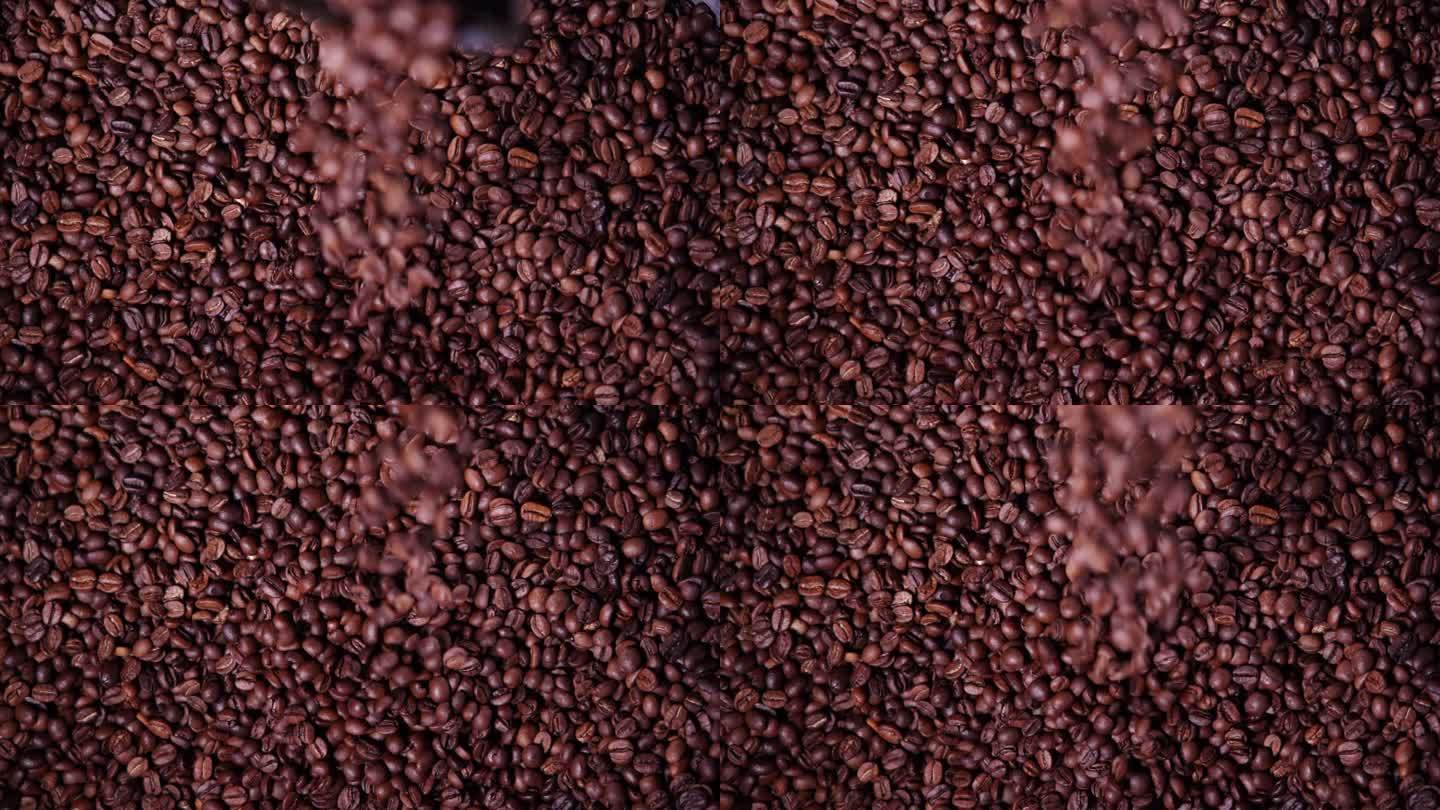 湿咖啡研磨过程或清洗站。农业咖啡行业产品线概念。