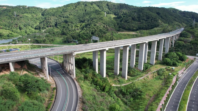 福安高速高架桥航拍C60