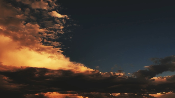 【HD天空】透光晚霞梦幻时光唯美壮观云景
