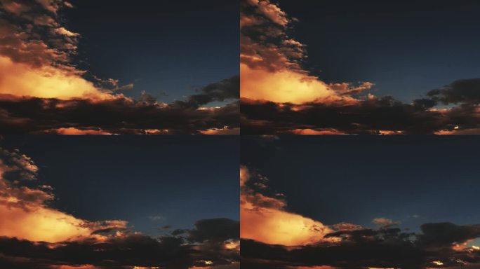 【HD天空】透光晚霞梦幻时光唯美壮观云景