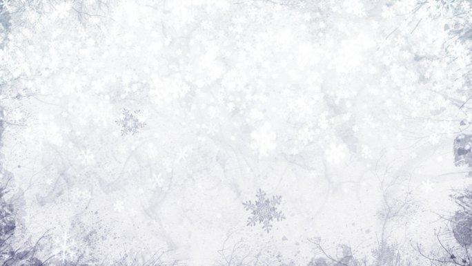 大气冬季风景-冬季风景的迷你系列。