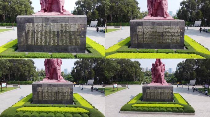南湖革命烈士纪念碑 百色起义 红色旅游