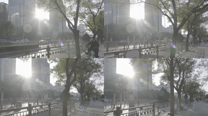 北京长安街午后阳光