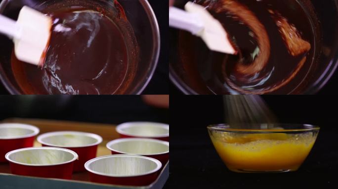 网红甜点 巧克力手工蛋糕制作