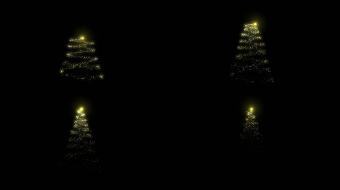 [ae工程]圣诞树粒子4K
